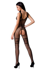 PASSION - BODYSTOCKING MUJER BS069 NEGRO TALLA ÚNICA
